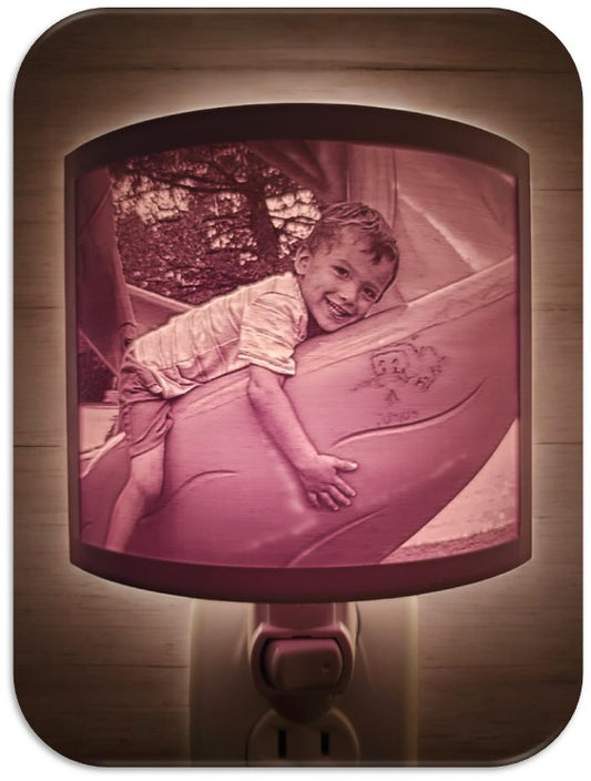 Memory Light Custom Nightlight, slide front side